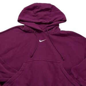 Nike Center SwoPhoenix Fleece Over-Oversized Hoodie Sangria Purple XS